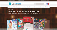 Desktop Screenshot of lingmeiprinting.com